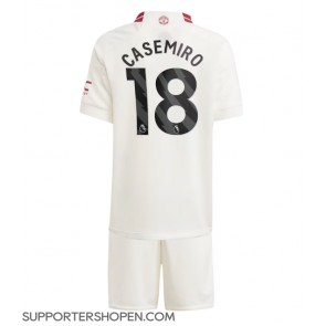 Manchester United Casemiro #18 Tredje tröja Barn 2023-24 Kortärmad (+ korta byxor)